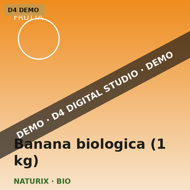 Banana biologica (1 kg)