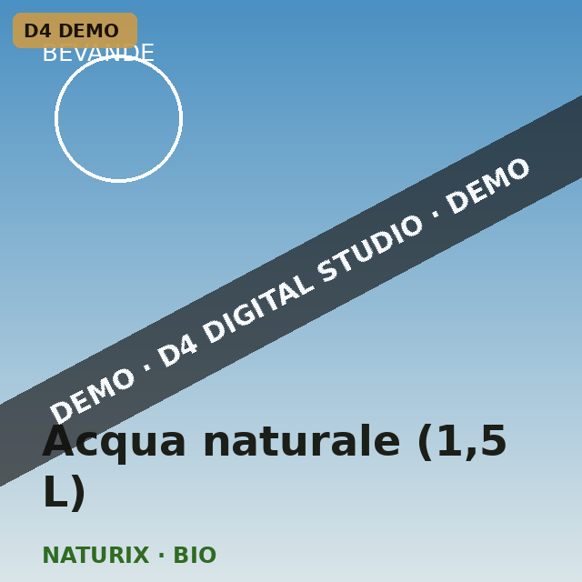 Acqua naturale (1,5 L)