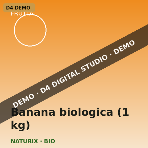 Organic banana (1 kg)