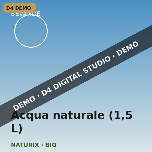 Acqua naturale (1,5 L)